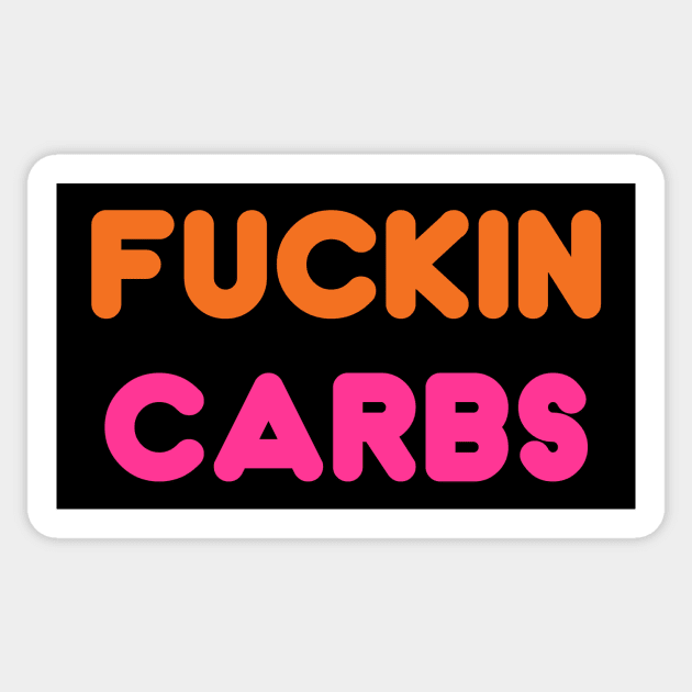 Carbs are Evil Sticker by WMKDesign